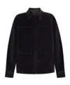 Jil Sander Corduroy Shirt In Black
