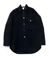 Jil Sander Long-sleeved Casual Jacket In Black