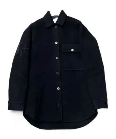 Jil Sander Long-sleeved Casual Jacket In Black