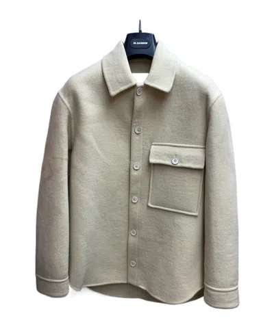Jil Sander Long-sleeved Casual Jacket In Gray