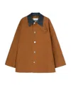 Jil Sander Long-sleeved Casual Jacket In Tobacco