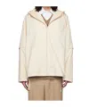 Jil Sander Long-sleeved Casual Jacket In White