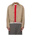 Jil Sander Long-sleeved Denim Jacket In Multi
