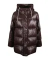 Jil Sander Long-sleeved Down Jacket In Black