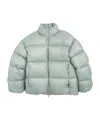 Jil Sander Long-sleeved Down Jacket In Gray