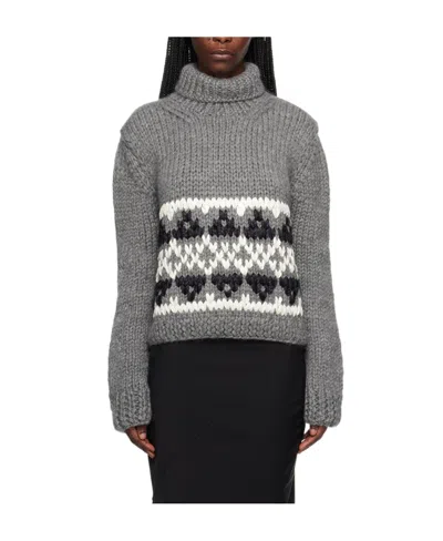 JIL SANDER LONG-SLEEVED TURTLENECK SWEATER