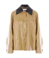 Jil Sander Long-sleeved Jacket In Brown