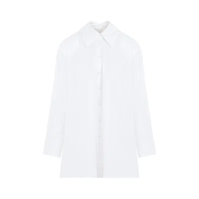 Jil Sander Optic White Cotton Shirt