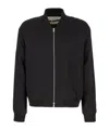 Jil Sander Drop-shoulder Bomber Jacket In Black