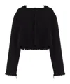 Jil Sander Long-sleeved Pullover In Black