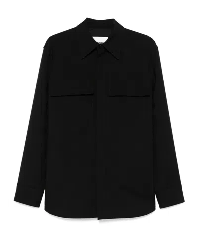Jil Sander Wool Shirt In Multicolor