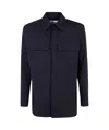 Jil Sander Long-sleeved Solid Shirt In Black