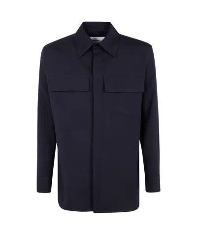 Jil Sander Men's Wool Shirt In Black