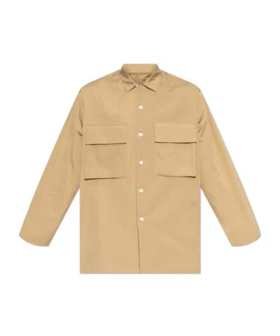 Jil Sander Long-sleeved Shirt In Nude