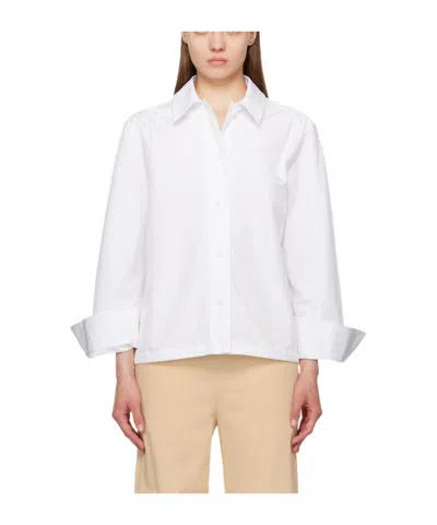 Jil Sander Long-sleeved Shirt In White