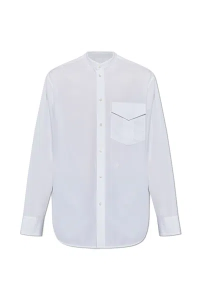 Jil Sander Long-sleeved Shirt In White