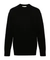 Jil Sander Long-sleeved Sweater In Black
