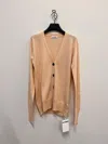 Jil Sander Long-sleeved Sweater In Nude