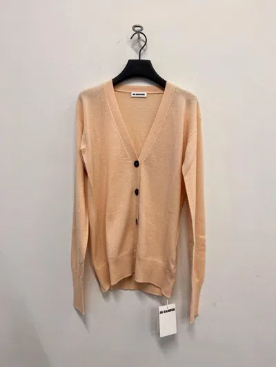 Jil Sander Long-sleeved Sweater In Nude