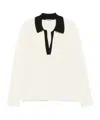 Jil Sander Open-knit Sweater In White