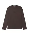 Jil Sander Long-sleeved T-shirt In Gray