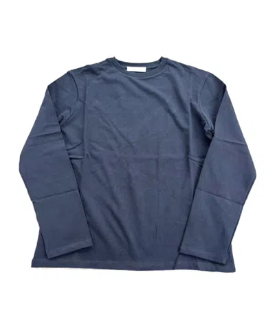 Jil Sander Long-sleeved T-shirt In Blue