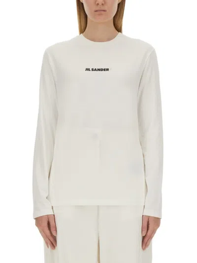 Jil Sander Long-sleeved T-shirt With Logo
