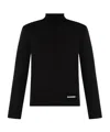 Jil Sander Ribbed-effect Sweatshirt In Black
