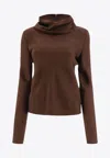 Jil Sander Neck Cowl Sleeves Long Knitwear