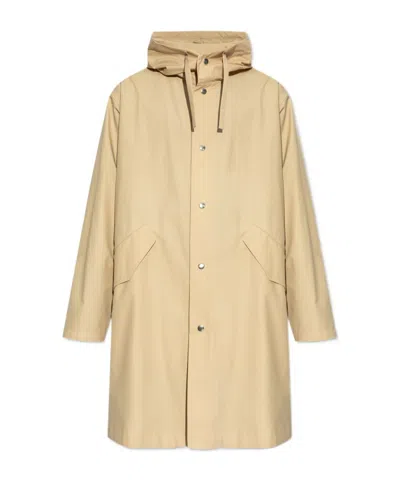 Jil Sander Long-sleeved Windbreaker In Nude