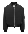 Jil Sander Long-sleeved Zipped Jacket In Black