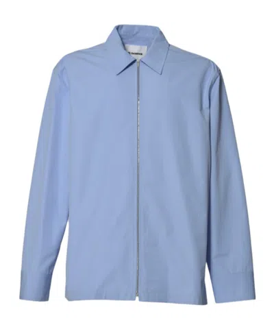 JIL SANDER JIL SANDER LONG-SLEEVED ZIPPED SHIRT
