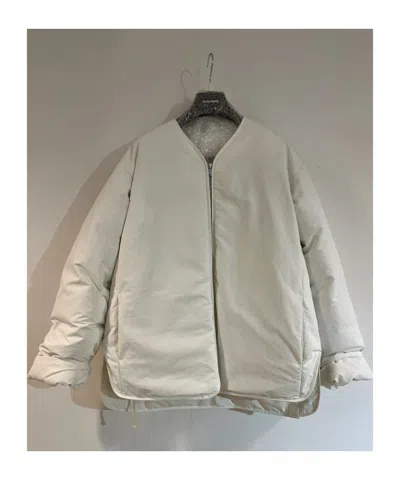 Jil Sander Long-sleeved Zipper Cotton Suit In Gray