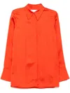 Jil Sander Long Sleeves Shirt In Orange