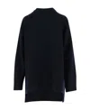 Jil Sander Long Sweater In Black