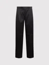 Jil Sander Long Viscose And Silk Twill Trousers