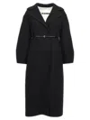Jil Sander Virgin Wool Belted Coat
