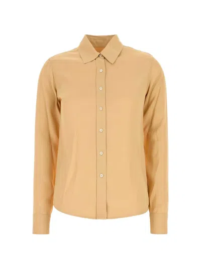 Jil Sander Long-sleeve Button-down Shirt In Orange