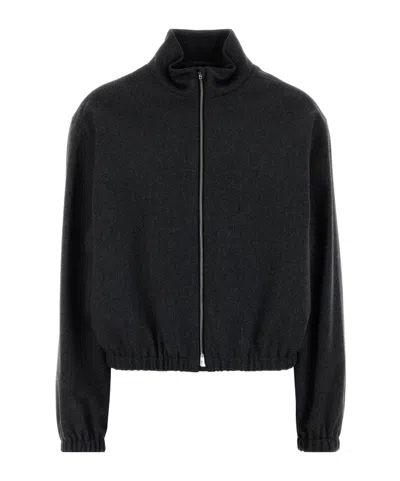 Jil Sander Long-sleeve Casual Jacket In Black
