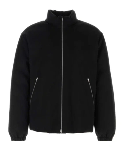 Jil Sander Long-sleeve Down Jacket In Black