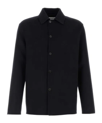 Jil Sander Long-sleeve Jacket In Black