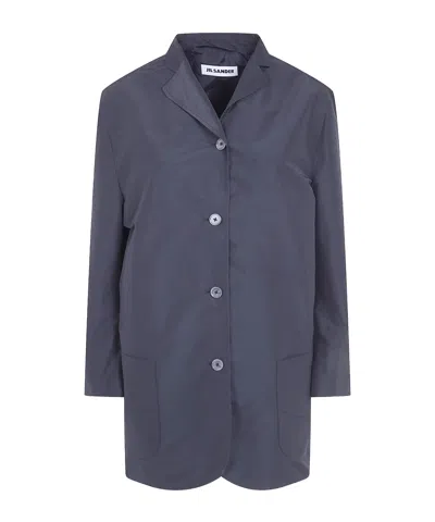 Jil Sander Long-sleeve Jacket In Gray