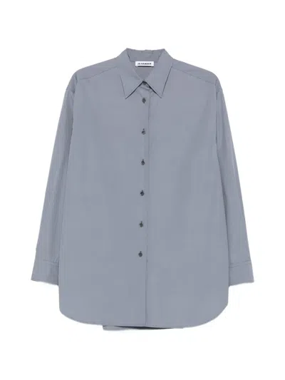 Jil Sander Long-sleeve Shirt In Blue
