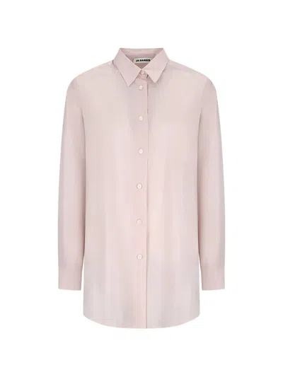 Jil Sander Long-sleeve Shirt In Pink