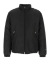 Jil Sander Polyester Down Jacket Elastic Cuffs High Collar In Black