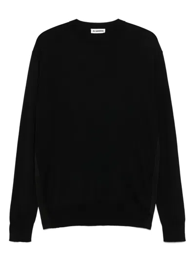 Jil Sander Longsleeve Sweater In Black