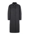 Jil Sander Button-fastening Wool Coat In Gray