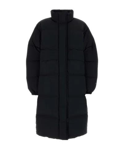 JIL SANDER LONG-SLEEVED STAND-UP COLLAR COTTON COAT
