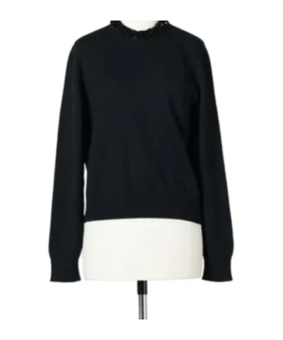 Jil Sander Long-sleeved Sweater In Blue