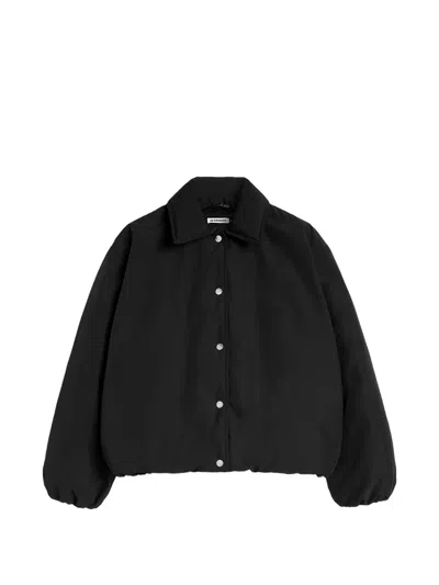 Jil Sander Long-sleeves Jacket In Black